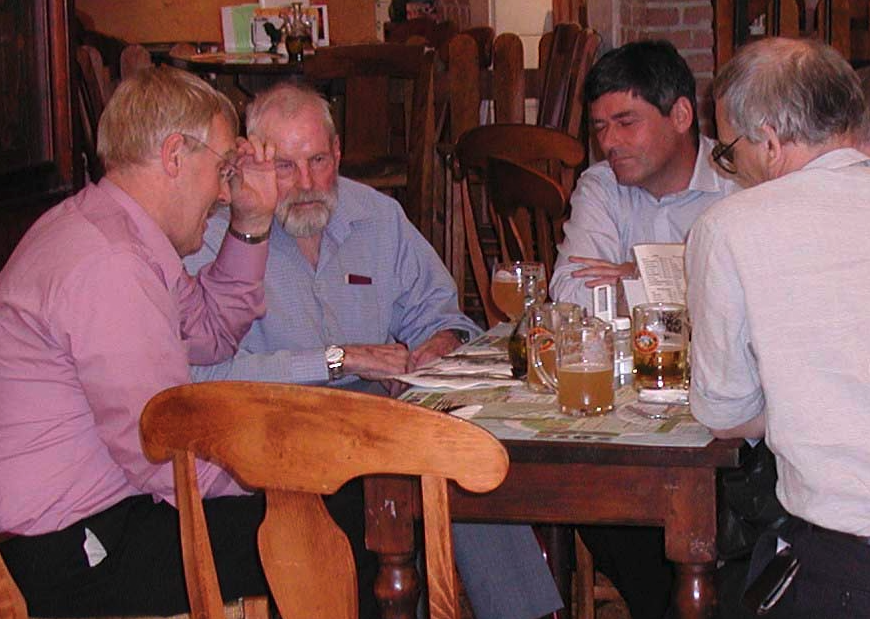 Julian Filochowski, Dick Tizard, Michael Smyth and Ian Benson